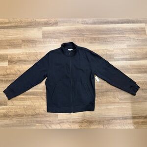 Amazon Essentials Men's Zip Up Black Jacket